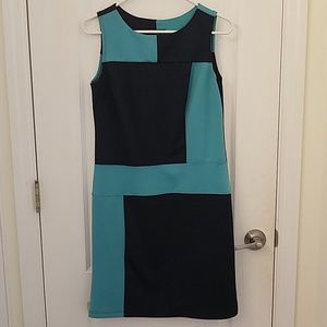 Blue & Navy Dress